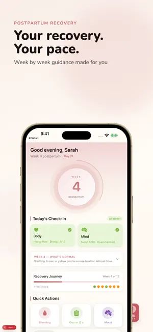 Postpartum Recovery - After screenshot 1