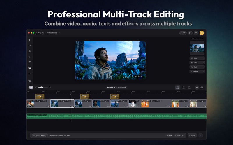 Cinvius: AI Video Editor screenshot