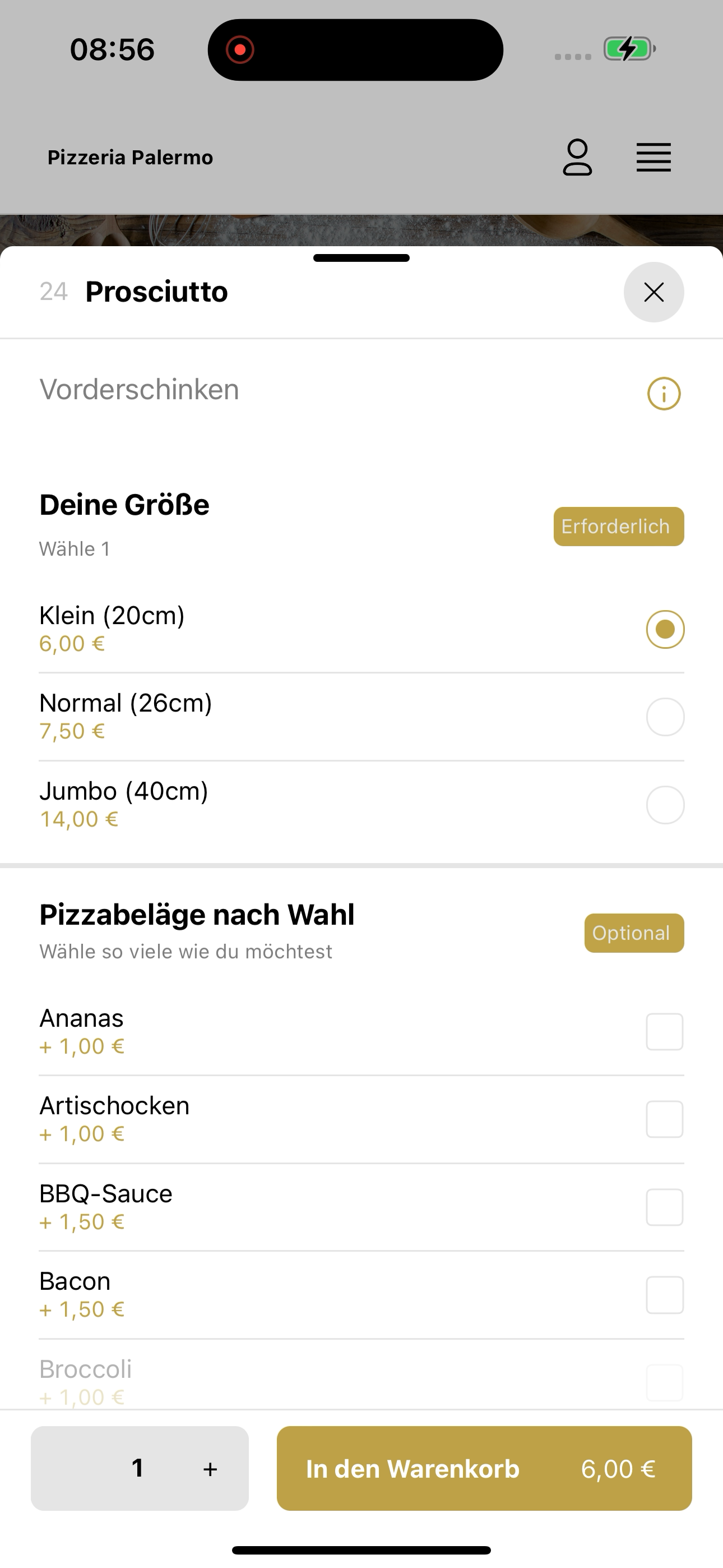 Pizzeria Palermo Bielefeld screenshot 6