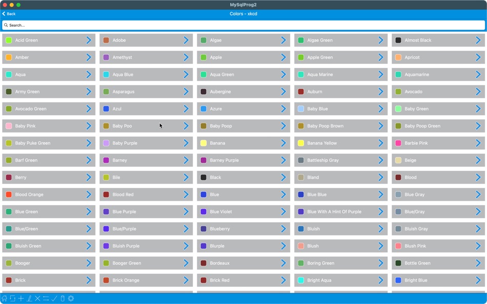 #3. MySqlProg3 - MySql Client (macOS) De: Balasubramanian Ramanathan