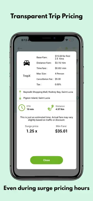 Tropicab screenshot 3