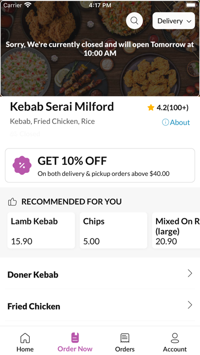 Kebab Serai Milford Screenshot