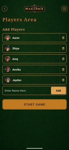 Maaltrack screenshot