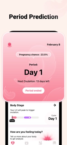 Period Tracker&Cycle Calendar iPhone screenshot