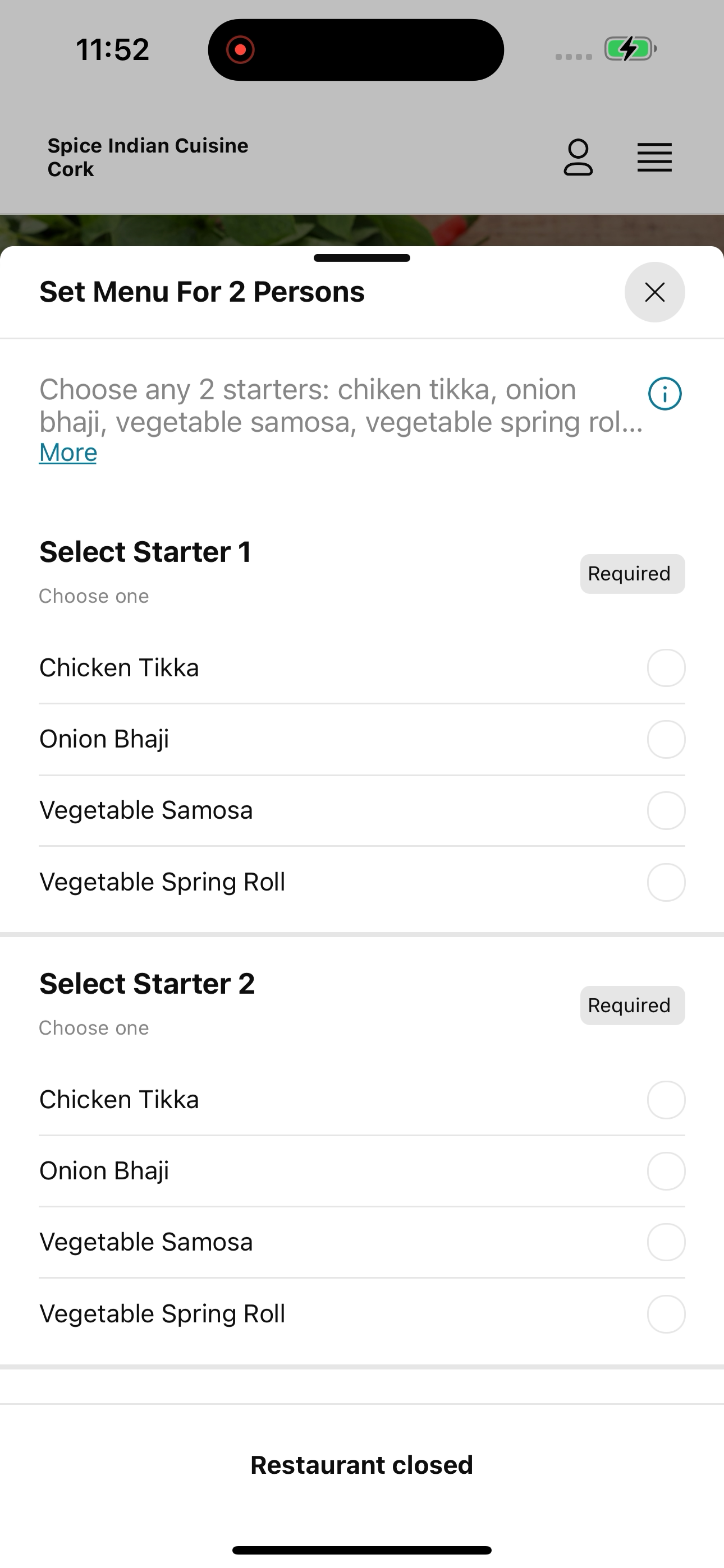 Spice Indian Cuisine Cork screenshot 8