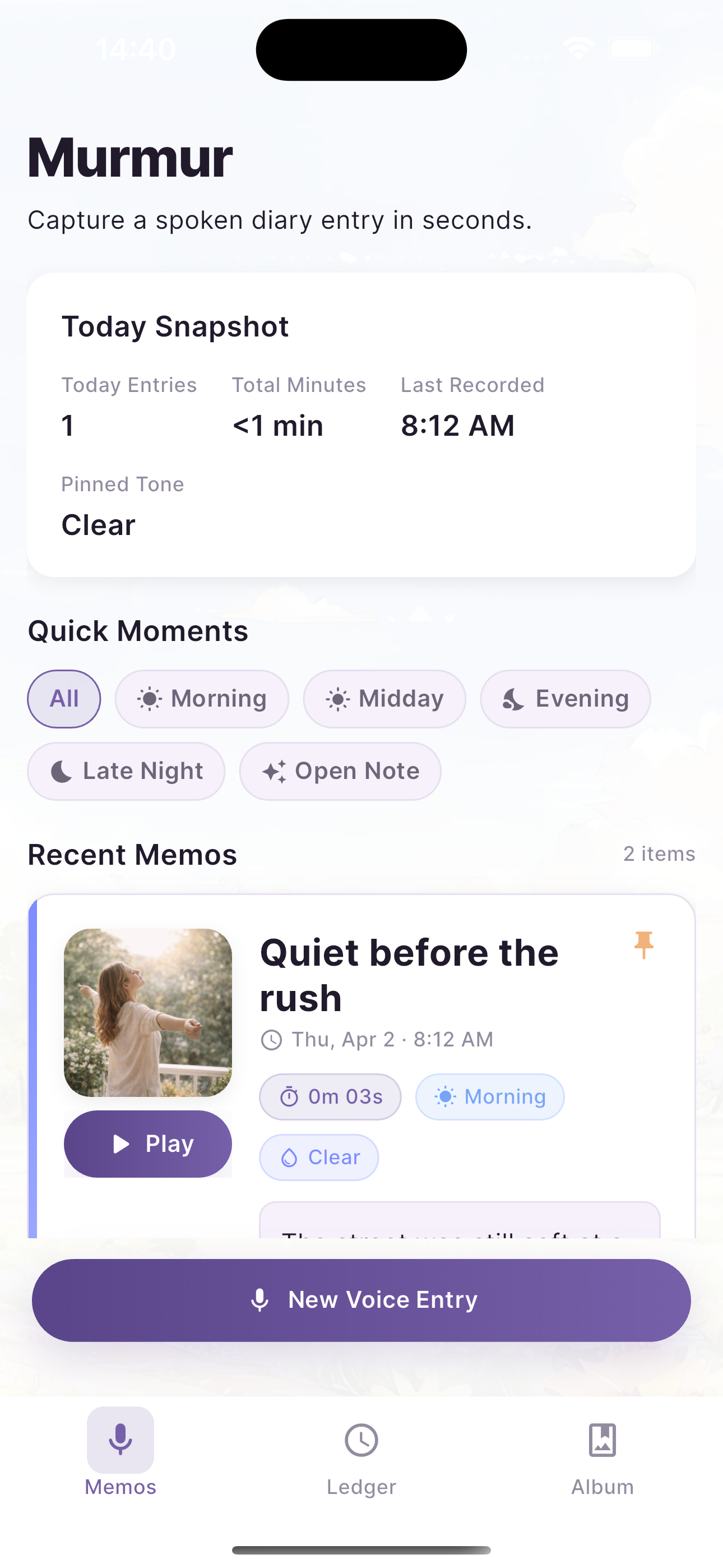 Murmur-Diary screenshot 3
