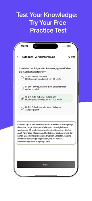 German Driving License Test Screenshot 8 of 9