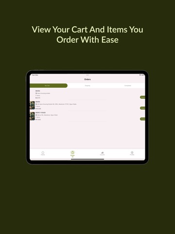 Fazt Order iPad screenshot