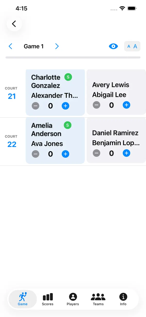 Screenshot #3 pour My Round Robin