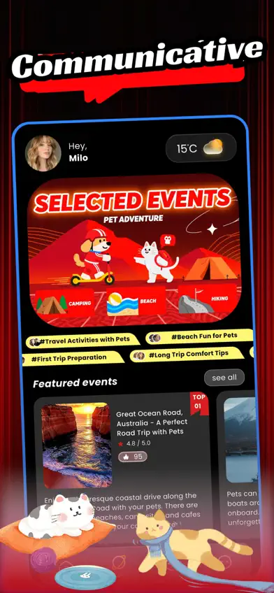 Lupio: Connect & Chat, Enjoy screenshot 3