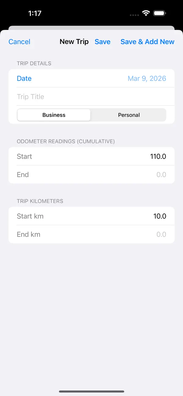 Screenshot #3 pour KmTracker