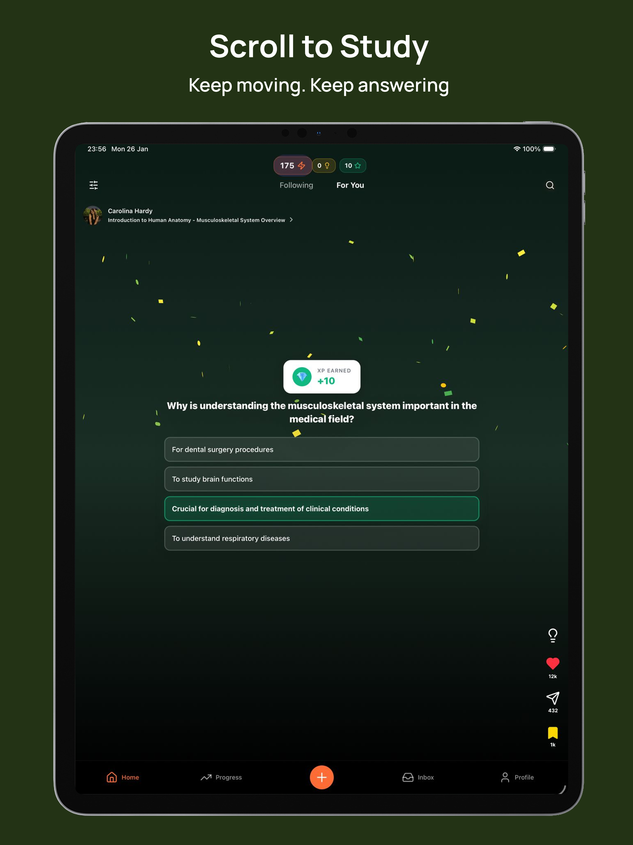 ZapZip: Scroll to Study