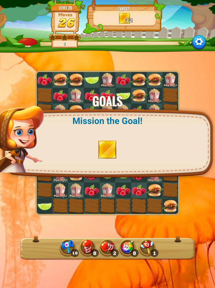 Food Blast Match 3 Puzzle
