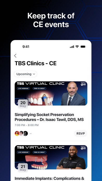 TBS Dental Community iPhone screenshot 3 - Social Networking app