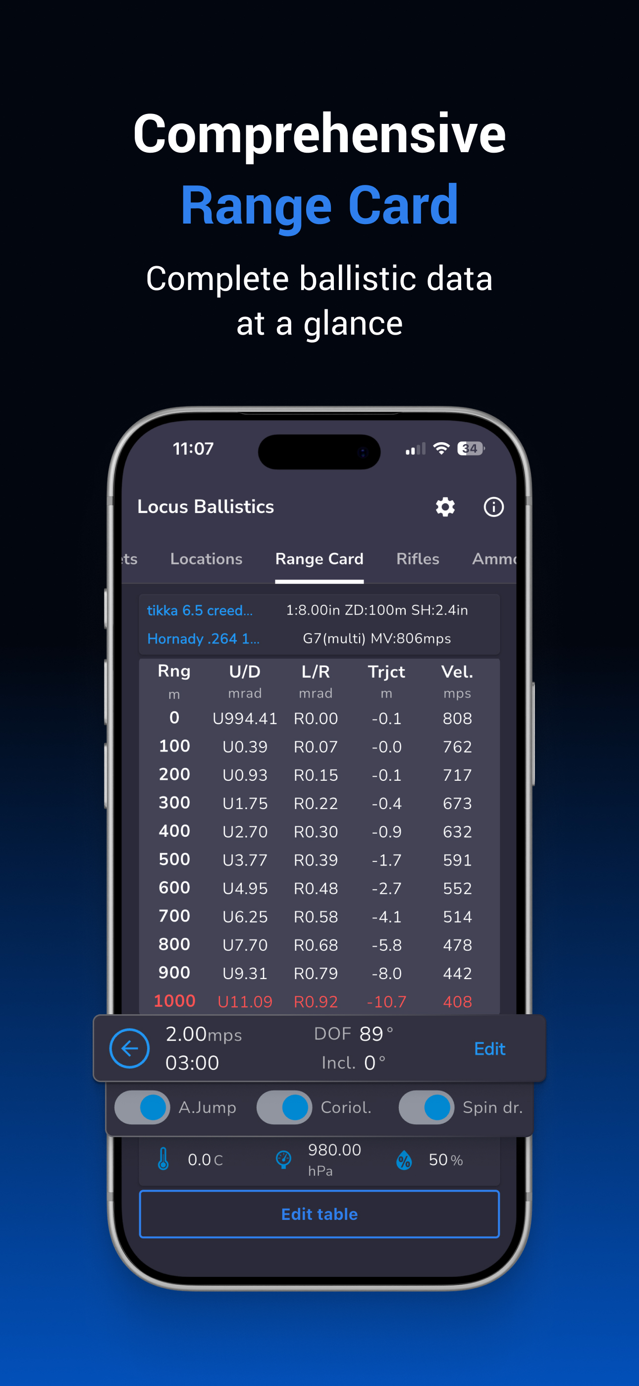 Ballistics Calculator－Locus screenshot 5