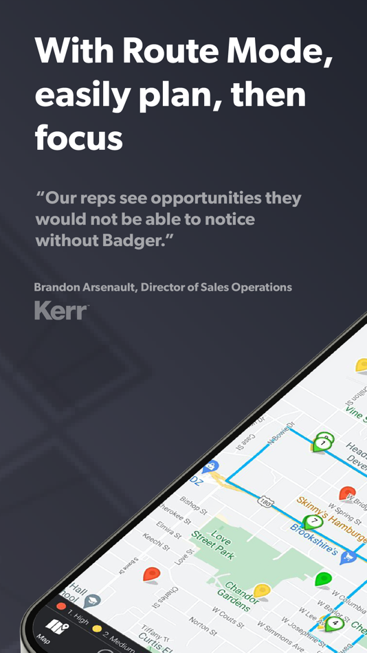 #9. Badger Maps: #1 Route Planner (iOS) Ved: Badger Maps, Inc.