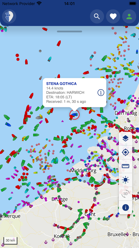 #1. MyShipTracking (iOS) By: Nativity