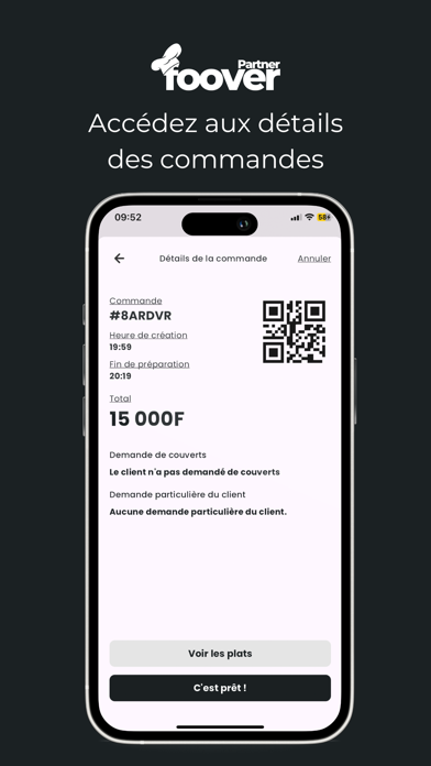 Foover Partner app screenshot