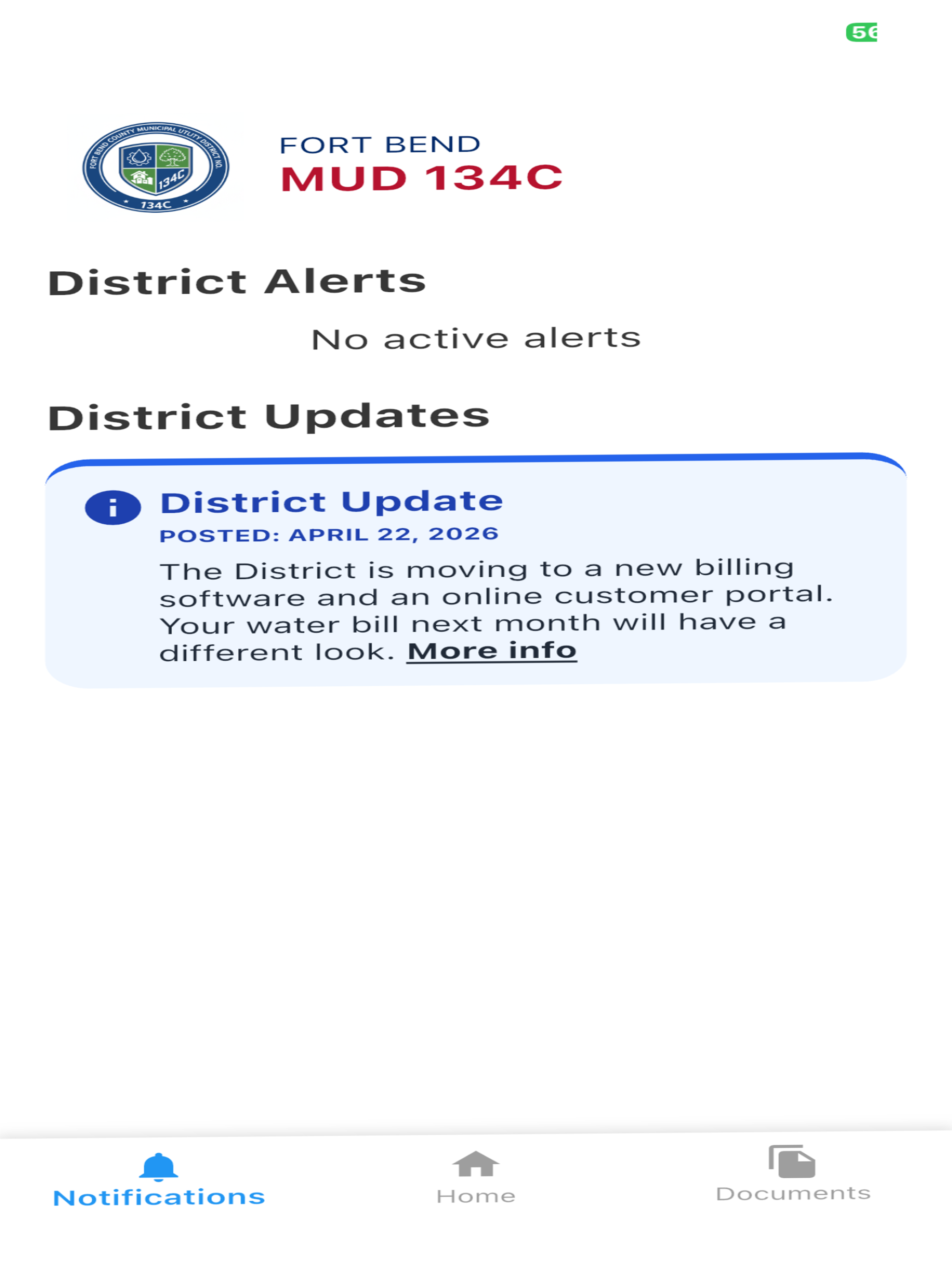 Fort Bend County MUD 134C screenshot 9