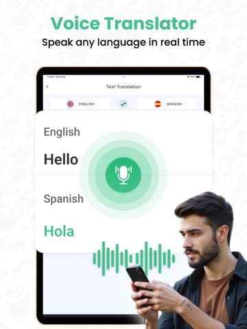 Translate Now, AI Translator iPad screenshot