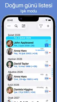 BirthdaysPro HD iphone resimleri 2