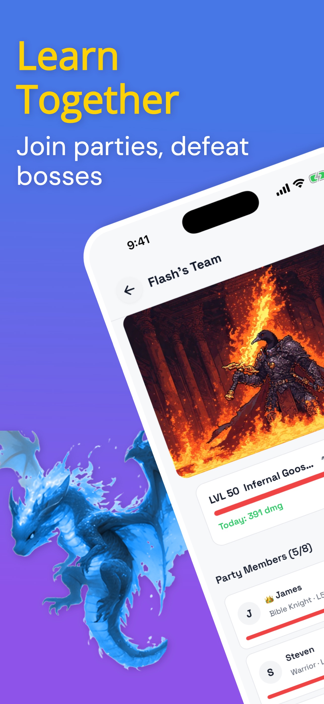 Screenshot 1 of Flashcard RPG: Learn & Level