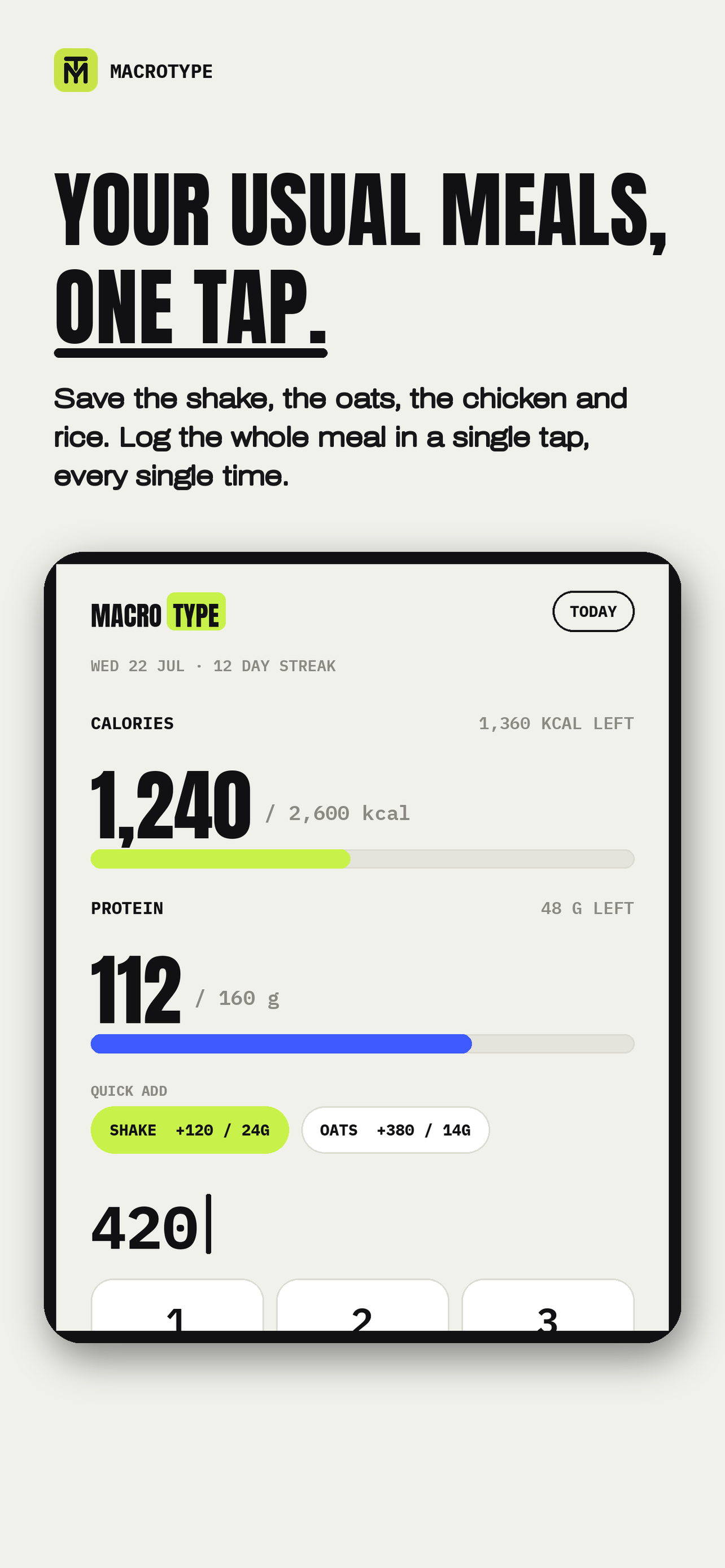 MacroType: Macro Tracker screenshot 6