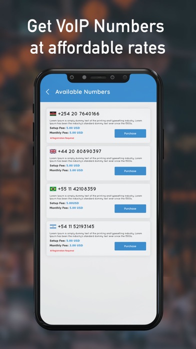 Ambia: eSIM & Calls to Kenya iPhone screenshot 4 - Social Networking app