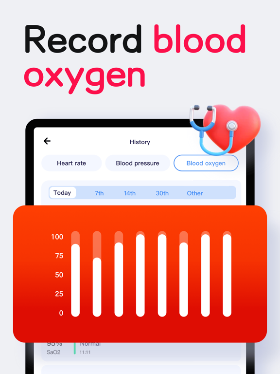 iPulse - Heart Rate Monitor . iPad screenshot 3 - Health & Fitness app