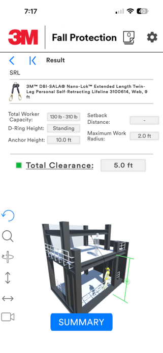 3M Fall Protection Tool Screenshot 6 of 10