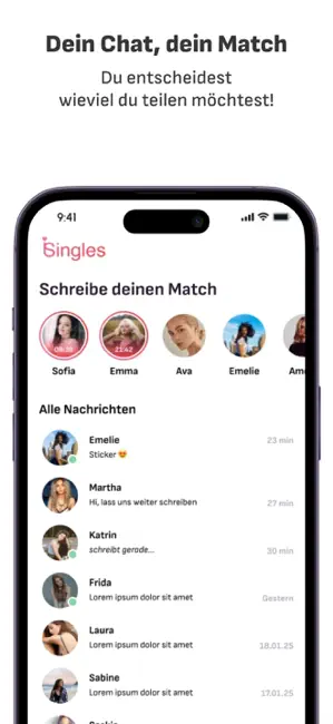 iSingles - Flirt. Date. Love. iPhone screenshot 5