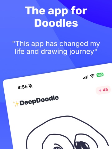 DeepDoodle: Draw with AI iPad screenshot
