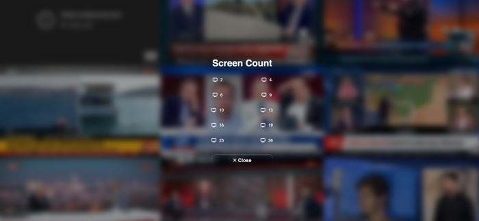 Multi Screen TV Live