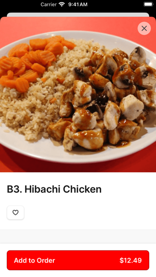 Fuji Japanese Grill iPhone screenshot 4 - Food & Drink app