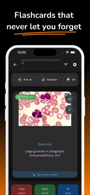 Revisable: NEET, USMLE, AMC iPhone screenshot 3
