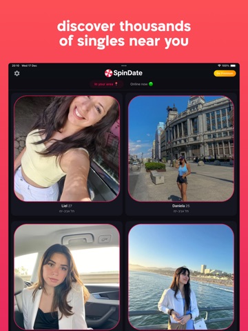 SpinDate iPad screenshot 3