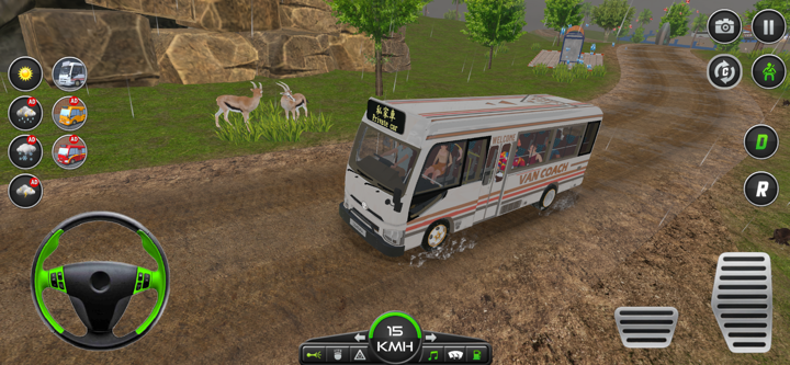 Dubai Van Simulator Games 3D screenshot 4