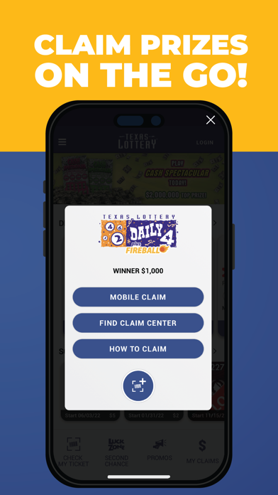 Texas Lottery Official App Screenshot