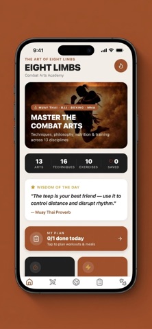 Eight Limbs: Combat Arts iPhone screenshot