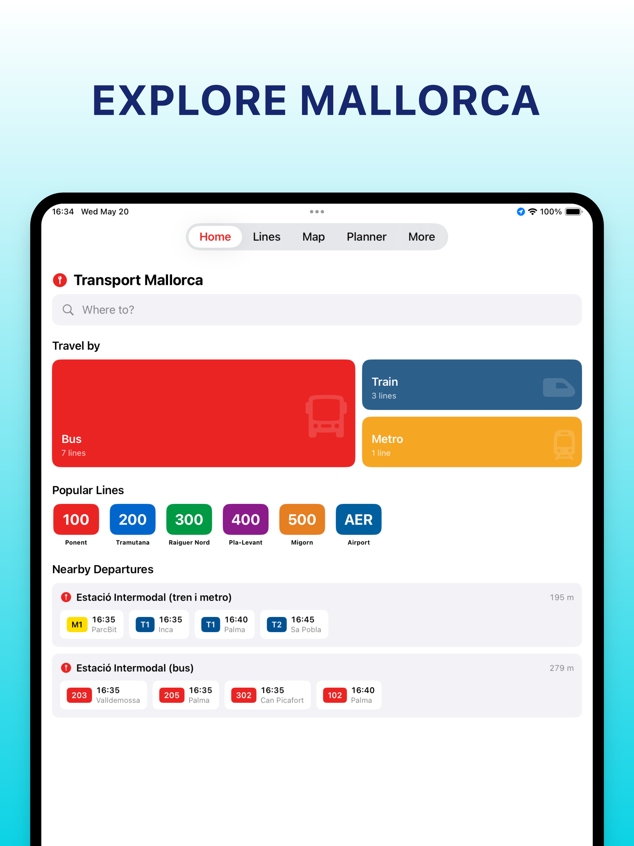 Transport Majorca - Schedules