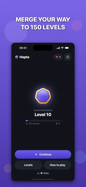Hepta - Merge Puzzle screenshot 1