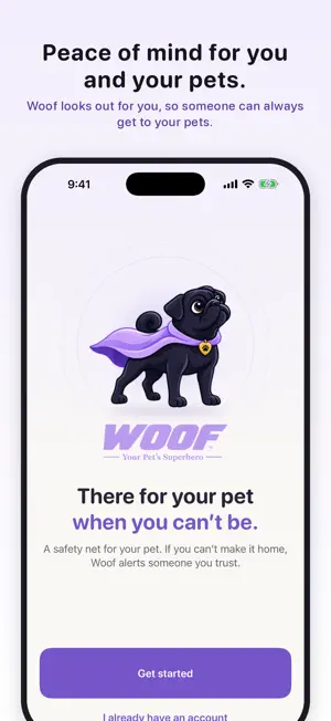 Woof – Pet Safety screenshot 1