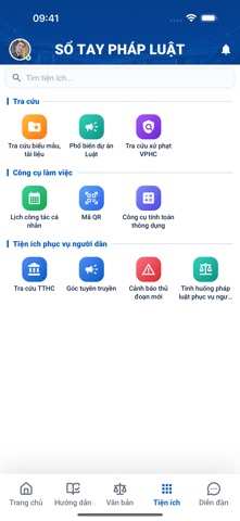 Sổ tay pháp luật CA iPhone screenshot 2