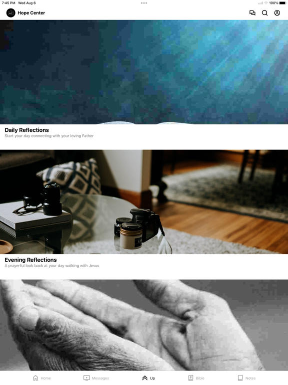 Hope Center Covenant Church iPad screenshot 3 - Education app