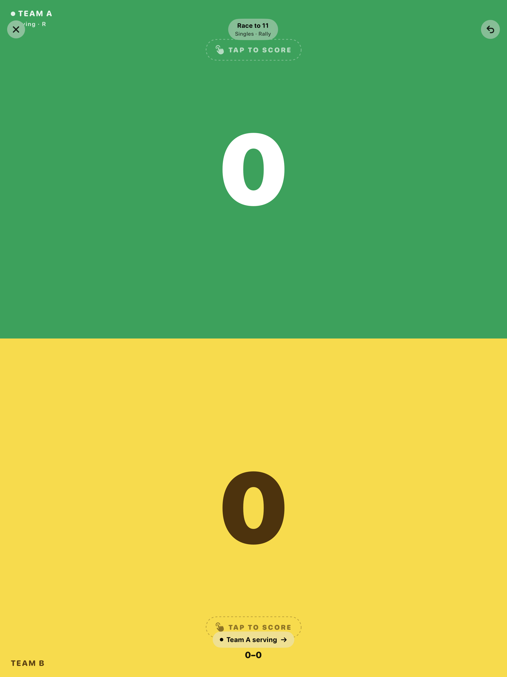 Kitchen — Pickleball Score