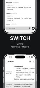 Lognote: Timestamped Notes screenshot