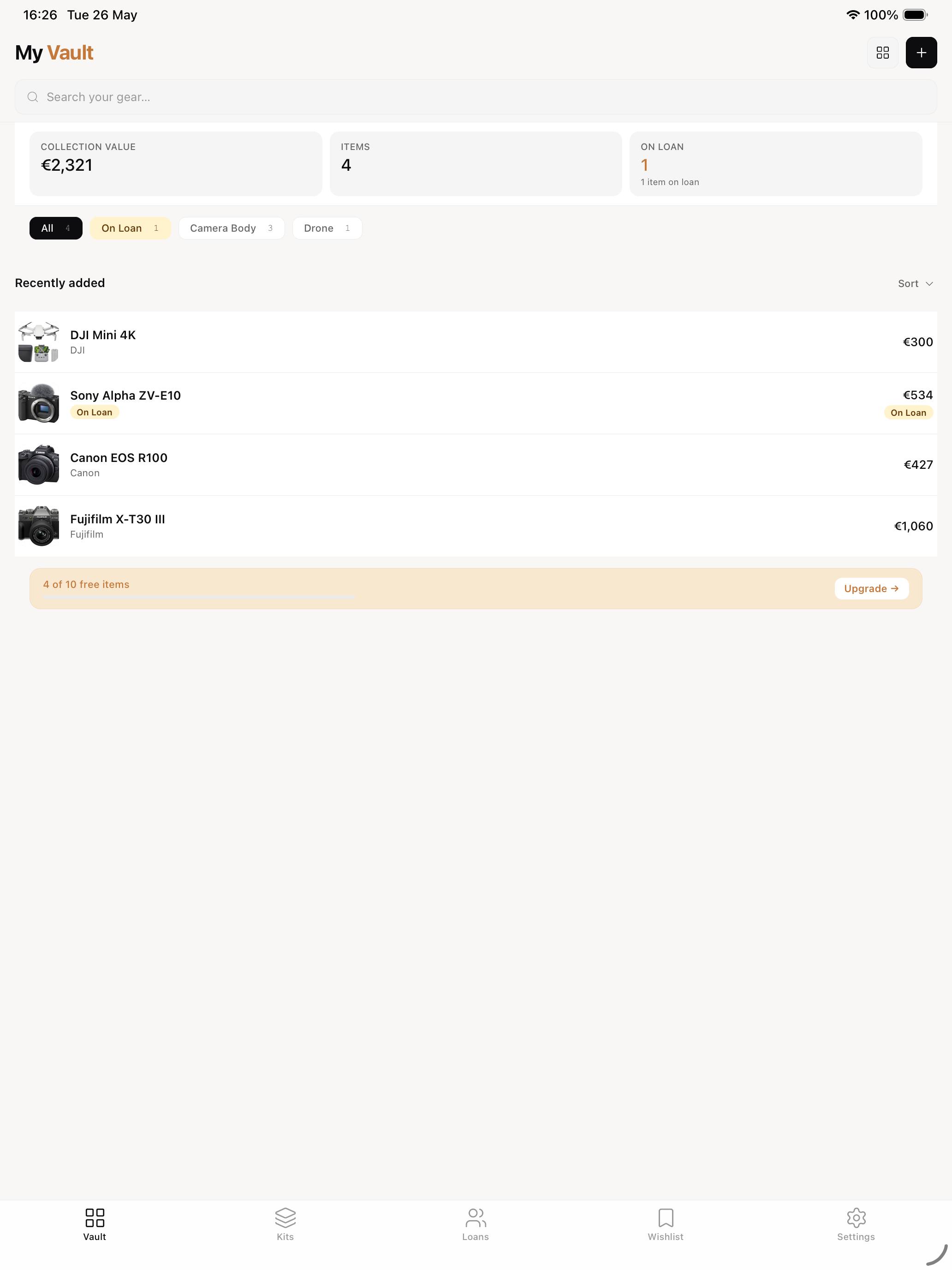 GearLog - Gear Vault screenshot 5