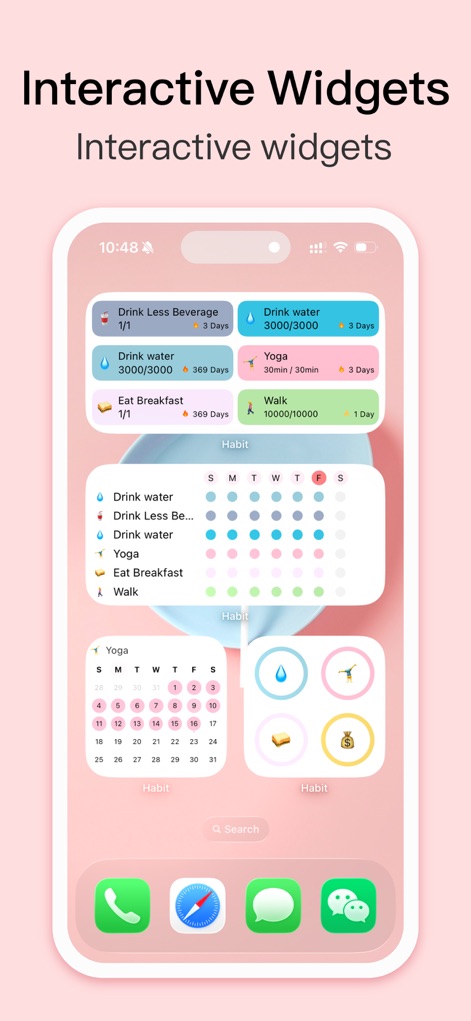 Habit Tracker - Dynamic App Widgets