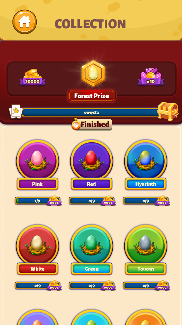 Bird Puzzle - Sorting Games