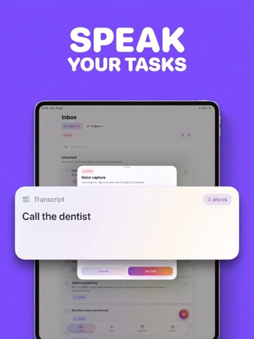 To Do List Task Manager: Nora iPad screenshot
